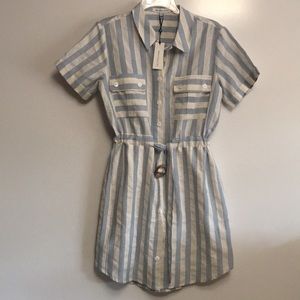 NWT Heartloom stripe shirt dress- Small